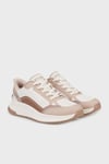 Skechers Logolu Memory Foam Sneaker Kadın Ayakkabı 117741 NTMT Naturel-Pudra
