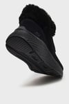 Skechers Max Cushioning Elite 2.0 Boot Snow Daze Logolu Bağcıklı Peluş Detaylı Bayan Bot 144368 BBK SİYAH