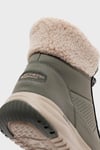 Skechers On-The-Go Stellar-Alpine Adventure Su Geçirmez Kalın Taban Bot Bayan Ayakkabı 144756 OLV Zeytin Yeşil