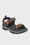 Skechers Relaxed Logolu Cırt Cırtlı Erkek Sandalet 205112 OLV Zeytin Yeşil