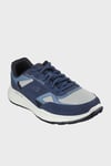 Skechers Relaxed Süet Detaylı Sneaker Erkek Ayakkabı 232613 NVGY LACİVERT-GRİ