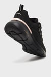 Skechers Skech-Air Dynamight 2.0 Hakiki Deri Logolu Bağcıklı Sneaker Bayan Ayakkabı 150373 TKBKRG Siyah-Pembe Altın