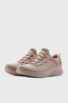 Skechers Slip İns Logolu File Detaylı Sneaker Bayan Ayakkabı 117500 TAN BEJ