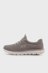 Skechers Summits Logolu Memory Foam Sneaker Kadın Ayakkabı 12980TK TPGD Bej-Altın