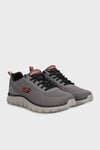 Skechers Track Logolu Sneaker Erkek Ayakkabı 232758TK CCOR GRİ-TURUNCU