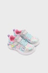 Skechers Unıcorn Desenli Işıklı Sneaker Kız Çocuk Ayakkabı 303063L SMLT GÜMÜŞ