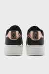 Skechers Uno Court-Courted Air Hakiki Deri Logolu Bağcıklı Sneaker Kadın Ayakkabı 177700 BLK SİYAH