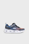 Skechers Vortex 3.0 Cırt Cırtlı Işıklı Sneaker Erkek Çocuk Ayakkabı 400590L BBOR Siyah-Mavi-Turuncu