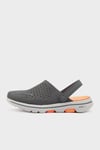 Skechers Walk Delikli Tasarım Kayışlı Terlik Erkek Sandalet 243002 CCOR GRİ-TURUNCU