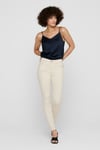 Skinny Fit Onlblush Pamuklu Skinny Fit Jeans Kadın Kot Pantolon 15218655 EKRU