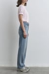 Sky Pamuklu Straight Fit Yüksek Bel Jeans Kadın Kot Pantolon 1010627-87795 MAVİ