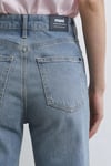 Sky Pamuklu Straight Fit Yüksek Bel Jeans Kadın Kot Pantolon 1010627-87795 MAVİ