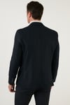 Slim Fit 6 Drop Çift Yırtmaçlı Blazer Erkek Ceket 216SERARDO LACİVERT