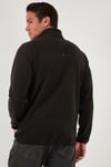 Slim Fit Anti-Pilling Tüylenme Yapmayan Bato Yaka Kışlık Şardonlu Erkek Polar 5906001 ANTRASİT