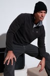 Slim Fit Anti-Pilling Tüylenme Yapmayan Bato Yaka Kışlık Şardonlu Erkek Polar 5906001 ANTRASİT