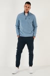 Slim Fit Anti-Pilling Tüylenme Yapmayan Şardonlu Soğuk Geçirmez  2'li Paket Erkek Polar 5906001S2 Haki-Açık Mavi