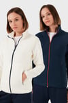 Slim Fit Anti-Pilling Tüylenme Yapmayan Fermuarlı 2'li Paket Polar Kadın Hırka 5907012S2 EKRU-LACİVERT