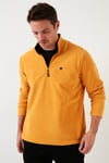 Slim Fit Anti-Pilling Tüylenme Yapmayan Şardonlu Soğuk Geçirmez  2'li Paket Erkek Polar 5906001S2 HARDAL-SİYAH