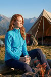 Slim Fit Anti-Pilling Tüylenme Yapmayan Fermuarlı Cepli  Hırka Kadın Polar 5907002 TURKUAZ