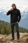 Slim Fit Anti-Pilling Tüylenme Yapmayan Bato Yaka Kışlık Şardonlu Erkek Polar 5906001 SİYAH