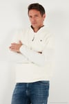 Slim Fit Anti-Pilling Tüylenme Yapmayan Bato Yaka Kışlık Şardonlu Erkek Polar 5906001 EKRU
