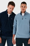Slim Fit Anti-Pilling Tüylenme Yapmayan Şardonlu Soğuk Geçirmez  2'li Paket Erkek Polar 5906001S2 AÇIK MAVİ-LACİVERT