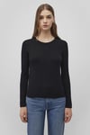 Slim Fit Bisiklet Yaka Kadın Kazak 1710510-900 SİYAH