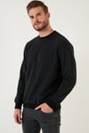 Slim Fit Bisiklet Yaka Pamuklu Erkek Kazak 4562013W4 ANTRASİT
