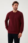 Slim Fit Bisiklet Yaka Pamuklu Erkek Kazak 456201 MÜRDÜM