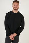 Slim Fit Bisiklet Yaka Pamuklu Erkek Kazak 4562013W4 ANTRASİT