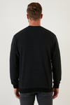 Slim Fit Bisiklet Yaka Pamuklu Erkek Kazak 4562013W4 ANTRASİT