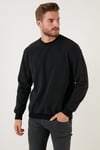 Slim Fit Bisiklet Yaka Pamuklu Erkek Kazak 4562013W4 ANTRASİT
