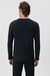 Slim Fit Bisiklet Yaka Uzun Kollu Erkek T Shirt 064622-21842 SİYAH