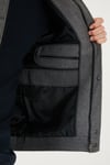 Slim Fit Ceket Yaka Astarlı Kaşe Erkek Kaban 58400347 AÇIK GRİ