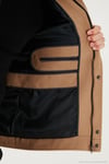 Slim Fit Ceket Yaka Astarlı Kaşe Erkek Kaban 58400347 CAMEL