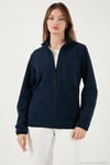 Slim Fit Cepli Fermuarlı Anti-Pilling Tüylenme Yapmayan Soğuk Geçirmez Polar Unisex Hırka 5906028S1 LACİVERT