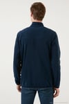 Slim Fit Cepli Fermuarlı Anti-Pilling Tüylenme Yapmayan Soğuk Geçirmez Polar Unisex Hırka 5906028S1 LACİVERT