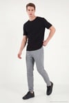 Slim Fit Dar Paça Bağlamalı Erkek Pantolon 6843657 GRİ