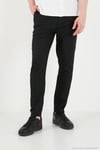Slim Fit Dar Paça Bağlamalı Erkek Pantolon 6843657 SİYAH