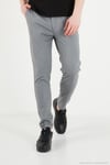 Slim Fit Dar Paça Bağlamalı Erkek Pantolon 6843657 GRİ