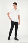 Slim Fit Dar Paça Bağlamalı Erkek Pantolon 6843657 SİYAH