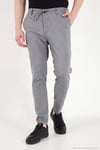 Slim Fit Dar Paça Bağlamalı Erkek Pantolon 6843657 GRİ