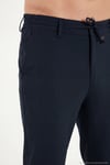 Slim Fit Dar Paça Bağlamalı Erkek Pantolon 6843657 LACİVERT