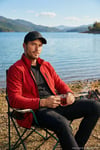 Slim Fit Fermuarlı Cepli Dik Yaka Soğuk Geçirmez Polar Erkek Hırka 5906028 BORDO