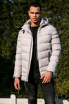 Slim Fit Kapüşonlu Cepli Erkek Mont 6274818 TAŞ