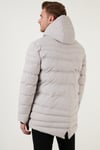 Slim Fit Kapüşonlu Cepli Erkek Mont 6274818 TAŞ