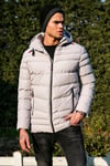 Slim Fit Kapüşonlu Cepli Erkek Mont 6274818 TAŞ