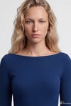 Slim Fit Kayık Yaka Fitilli Kadın Sweat 1613622-70758 SAKS