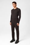 Slim Fit Lastikli Bel Dar Paça Erkek Pantolon BPN3402500000 111 KAHVE