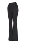Slim Fit Logo Baskılı Yüksek Bel İspanyol Paça Kadın Eşofman Altı 932455-2001 SİYAH